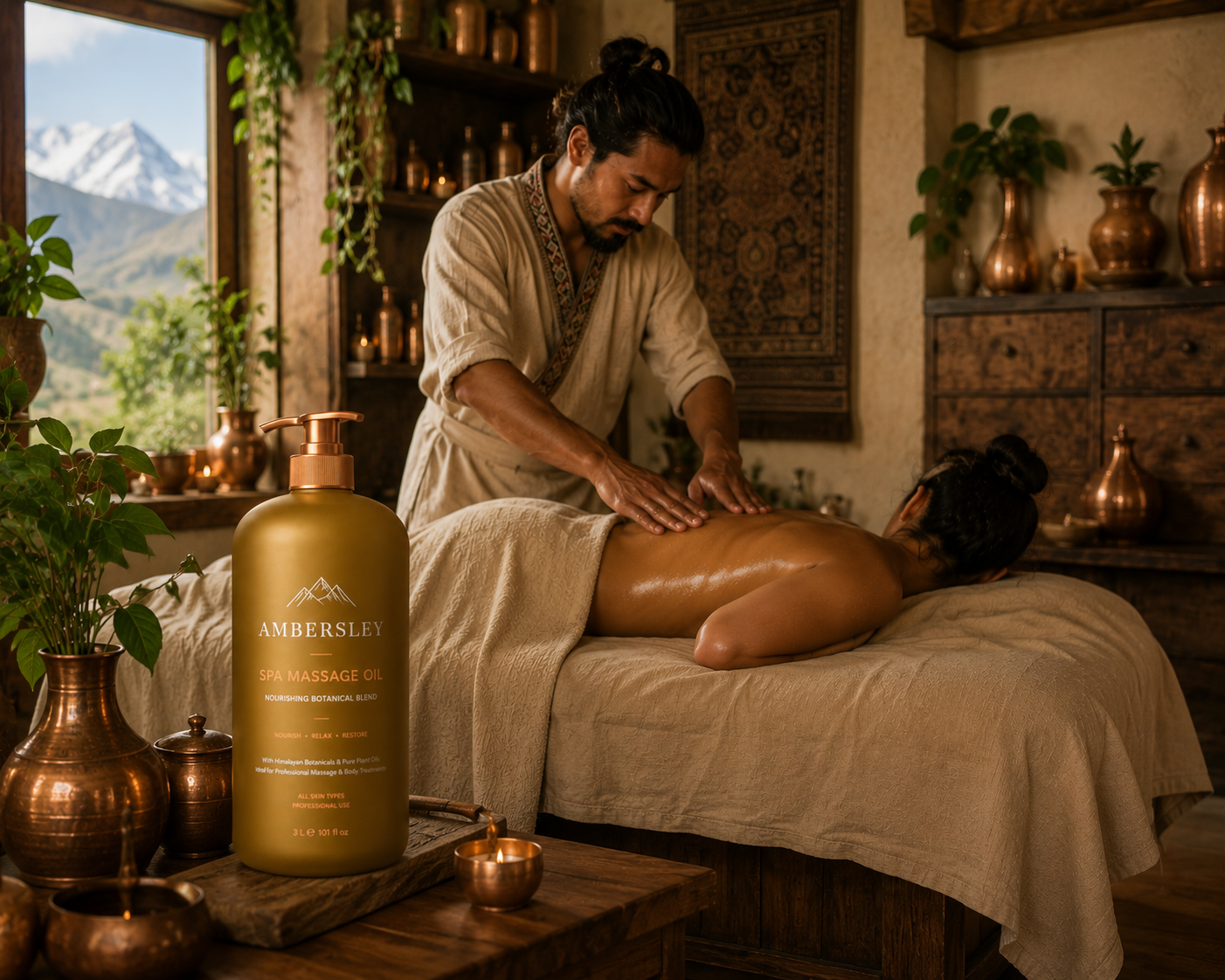 Massage oil (SPA supplies)